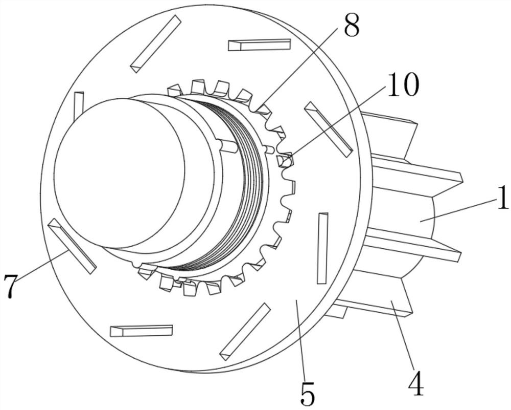 Pressure-controllable tile type expansion shaft