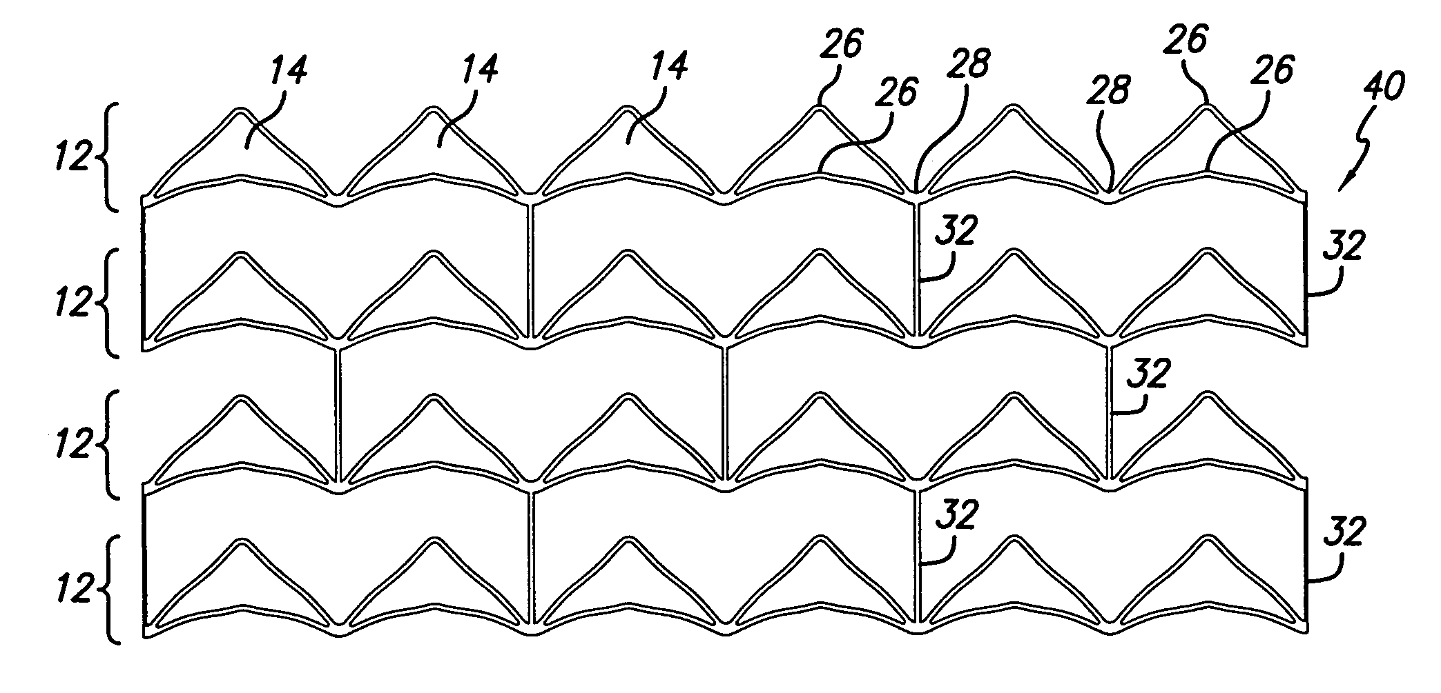 Apparatus and method for decreasing stent gap size