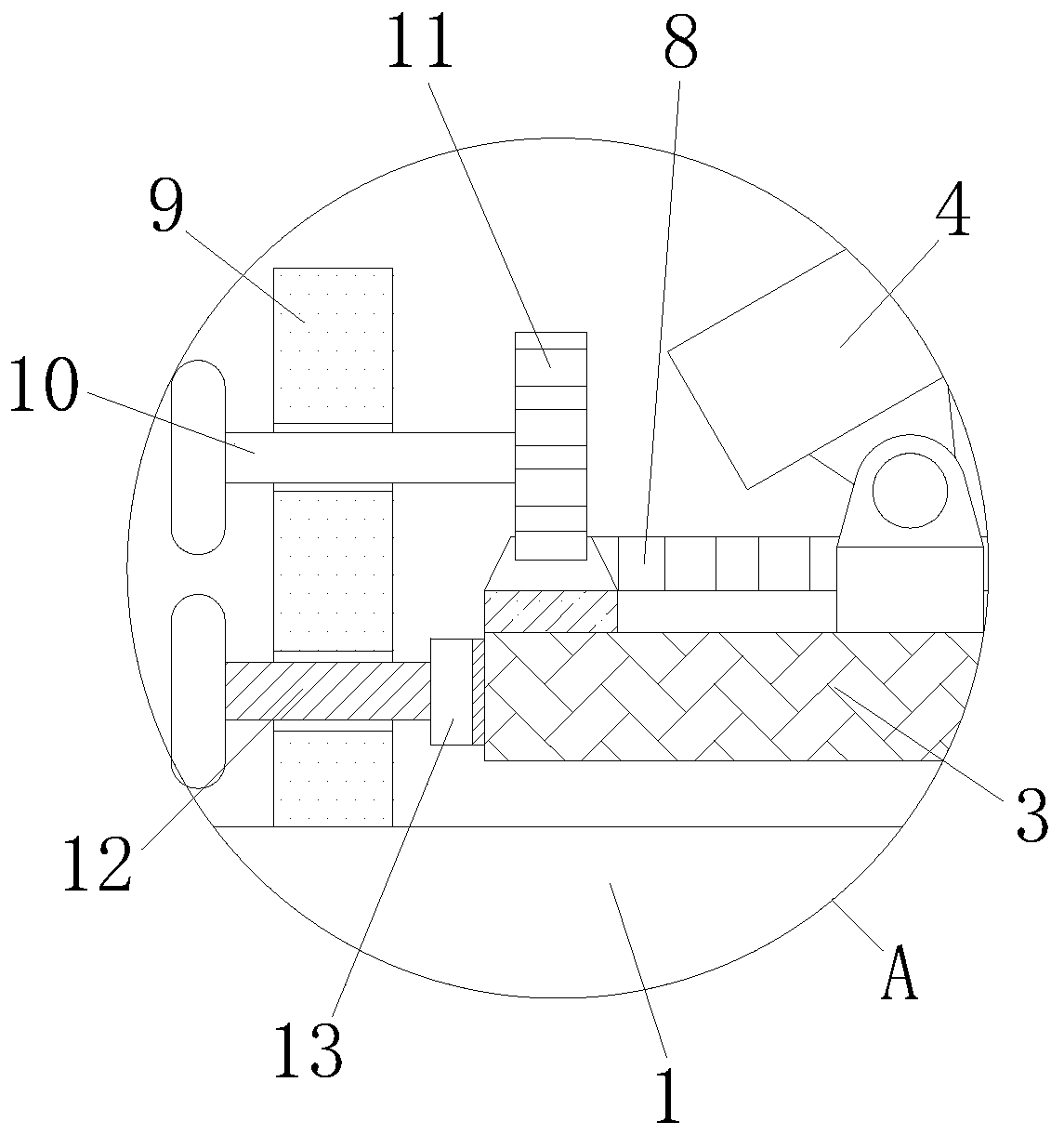 Pressure instrument housing equipped with solar panel seat