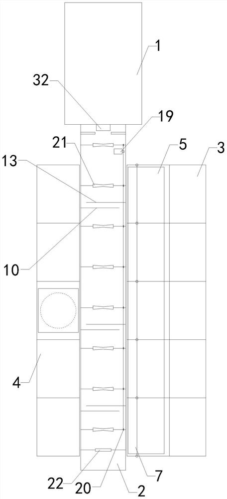 Single-station automatic logistics system device for threading and groove pressing of pipeline and control method of single-station automatic logistics system device