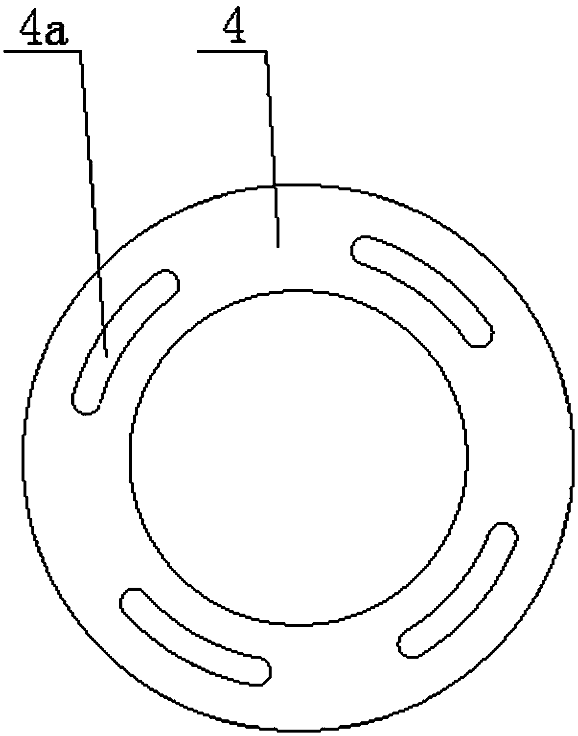 A high-efficiency sealing flange