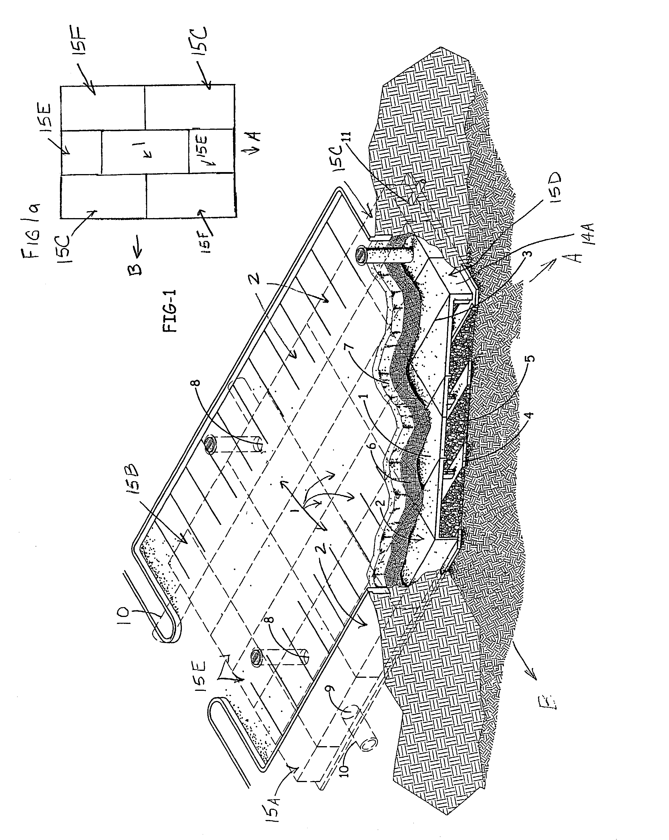 Methods and modules for an underground assembly for storm water retention or detention