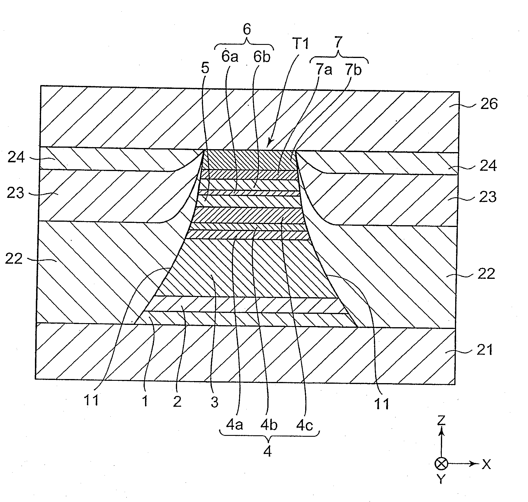 Tunneling magnetic sensing element and method for manufacturing the same