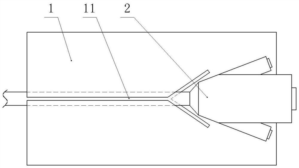 Fixing device for deep vein catheterization