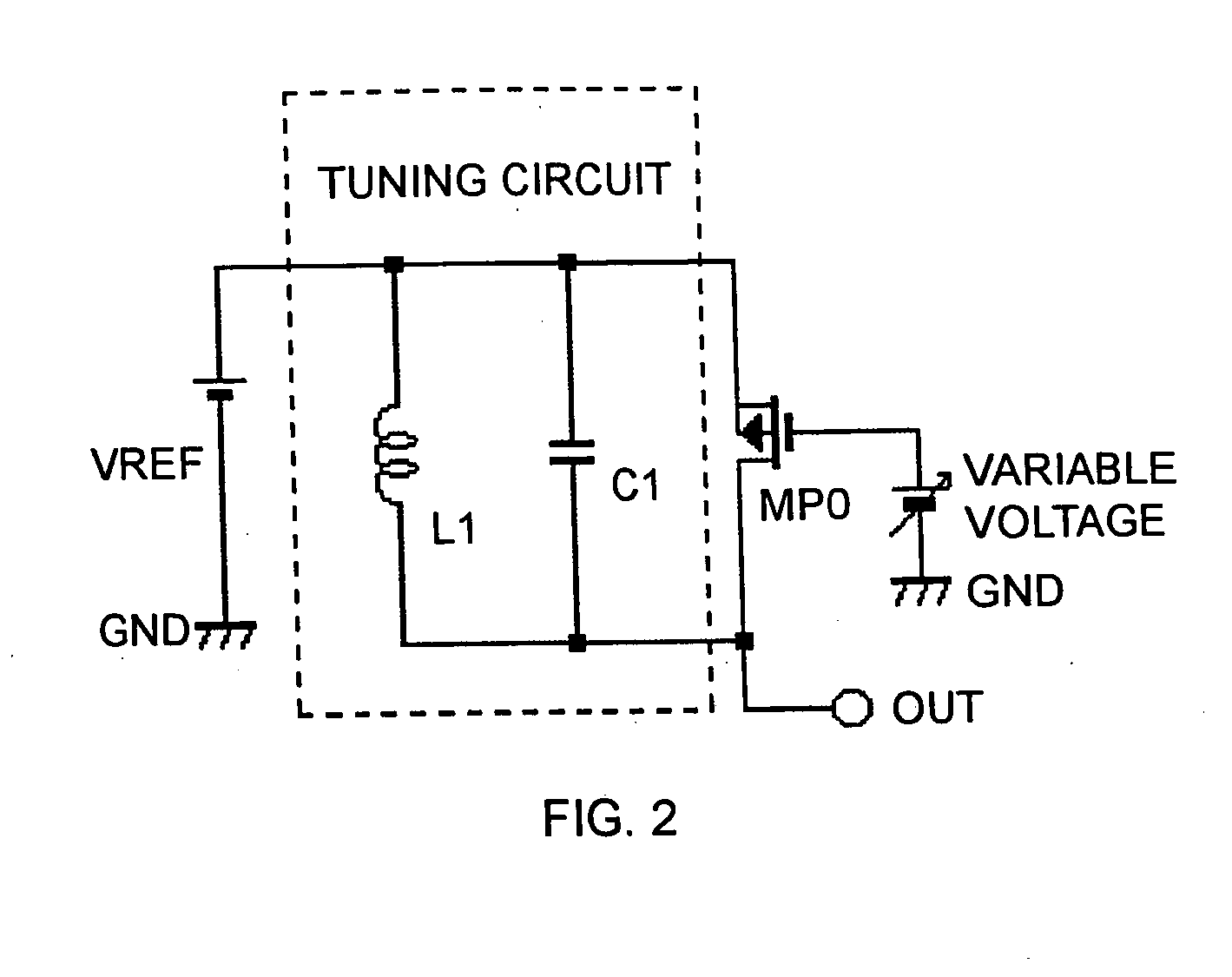 Tuning circuit with amplitude attenuation function and integrated circuit for radio communication apparatus