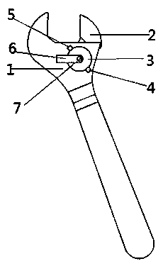 Anti-loosening adjustable spanner