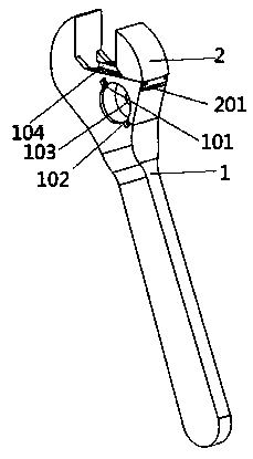 Anti-loosening adjustable spanner