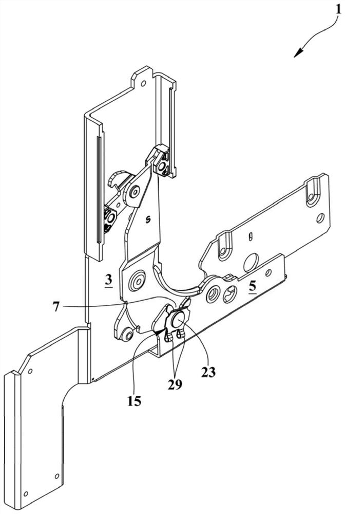 Snap hinge device