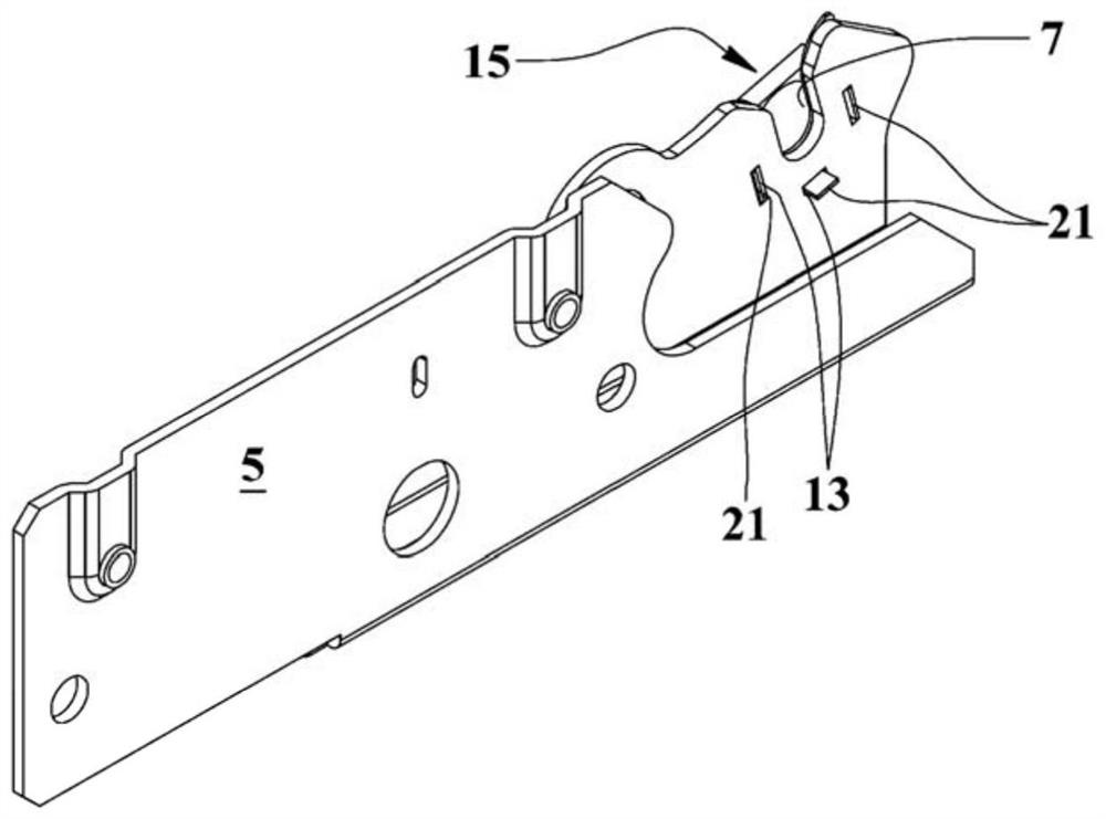 Snap hinge device