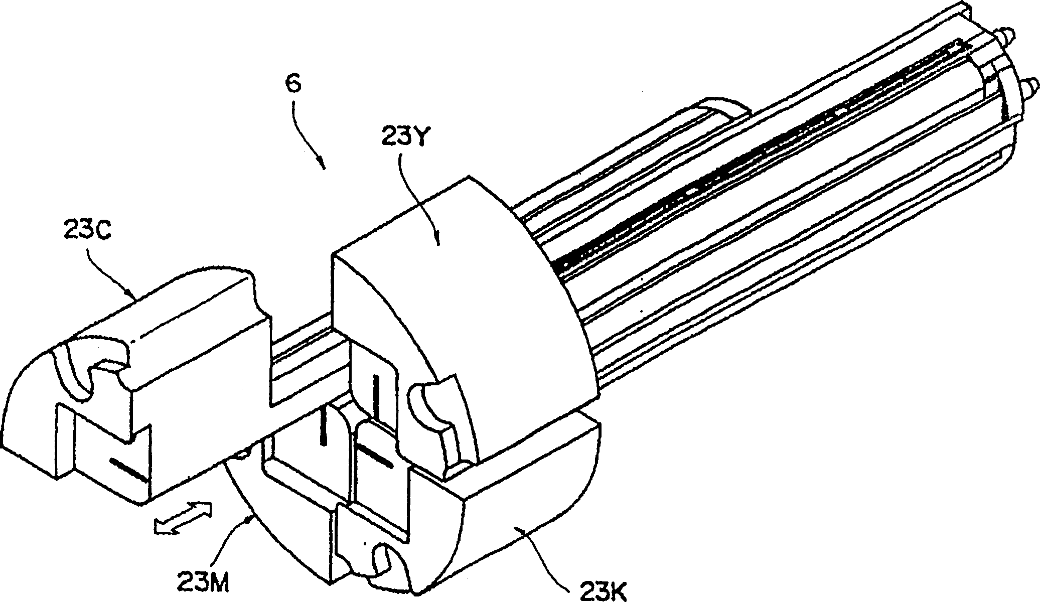 Rotary developing device and image forming device using the developing device