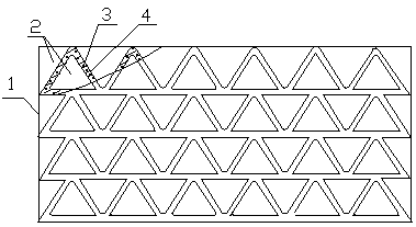 An integral ceramic wire mesh corrugated packing and its manufacturing method