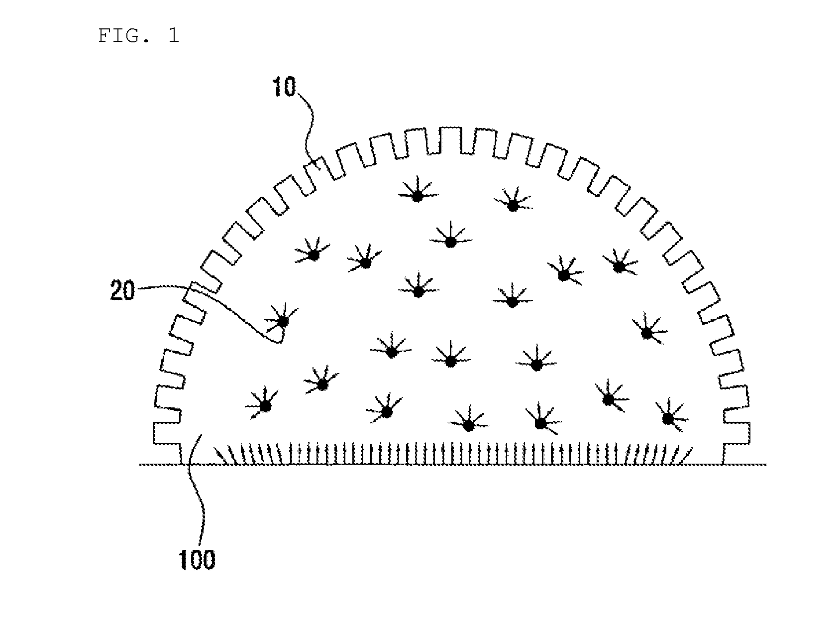 Micro-composite pattern lens, and method for manufacturing same