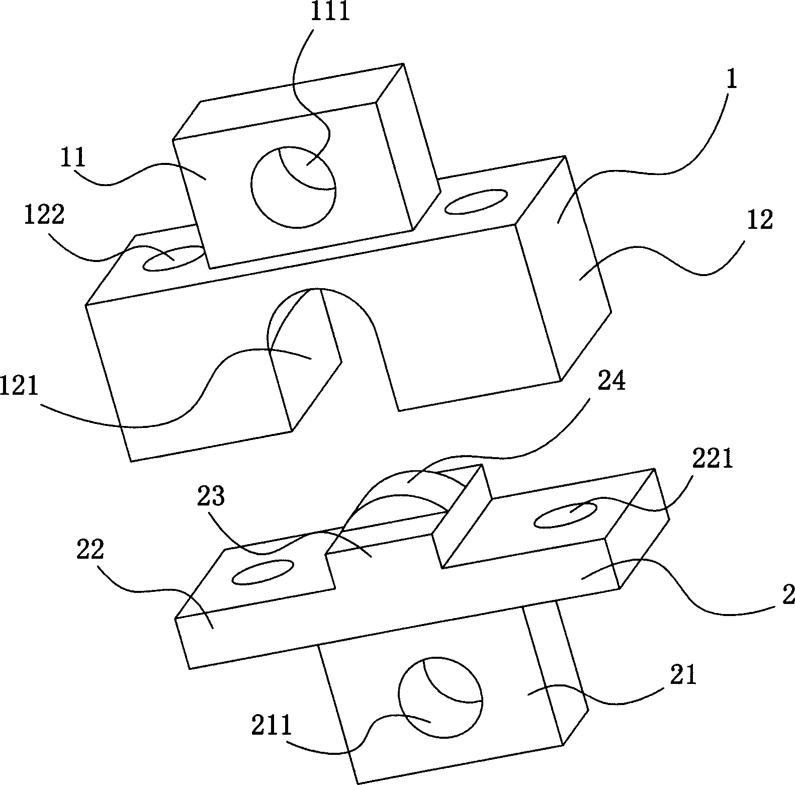 Traction head for laying cable