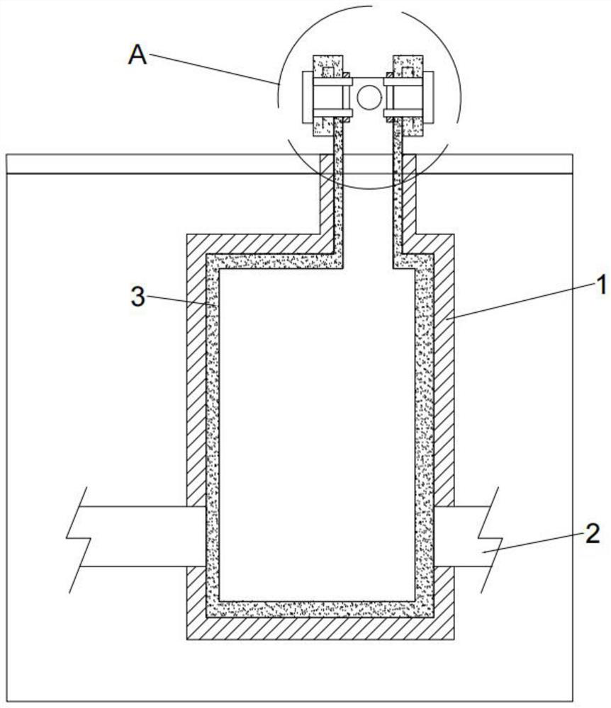 Construction method for blocking water bags of gravity running water pipeline