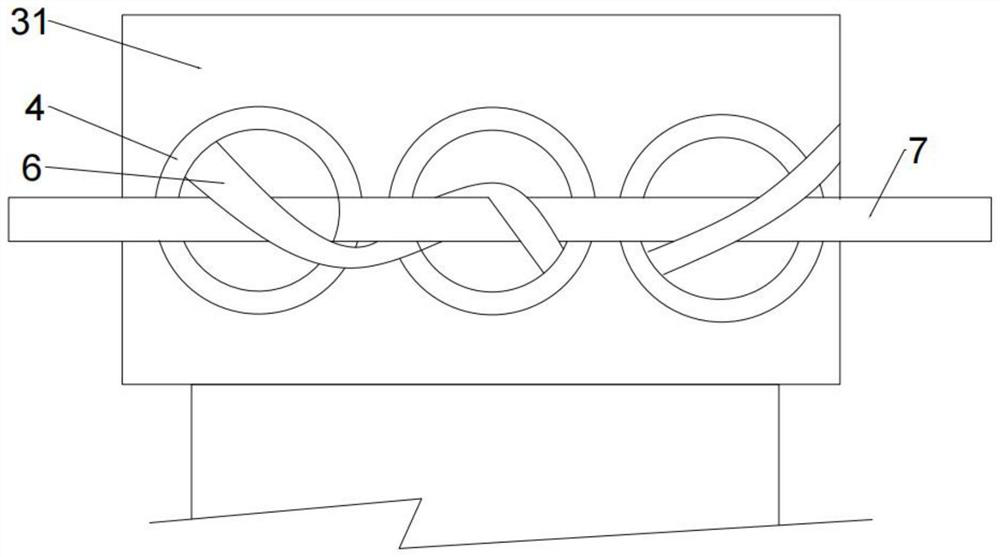 Construction method for blocking water bags of gravity running water pipeline