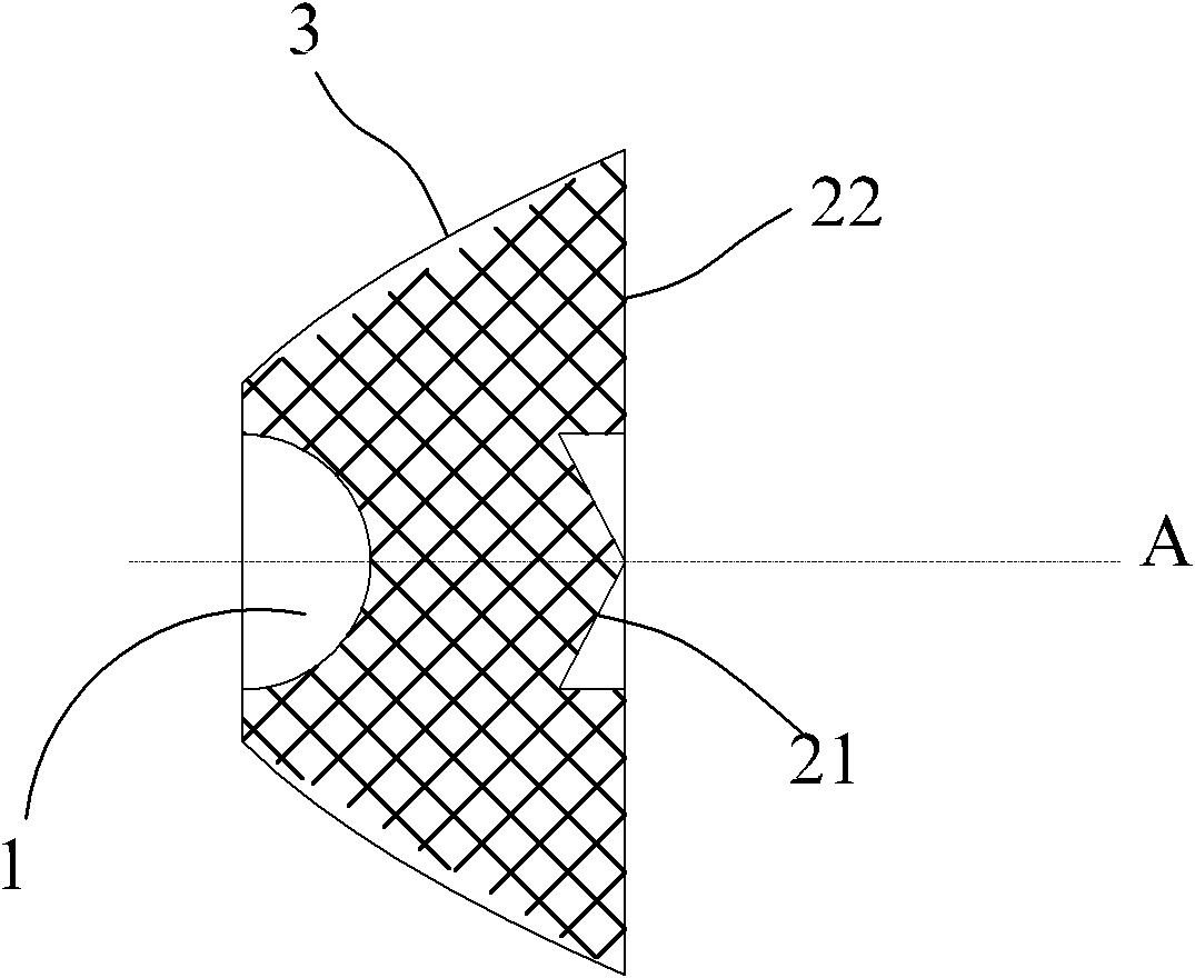 LED (light emitting diode) condenser lens