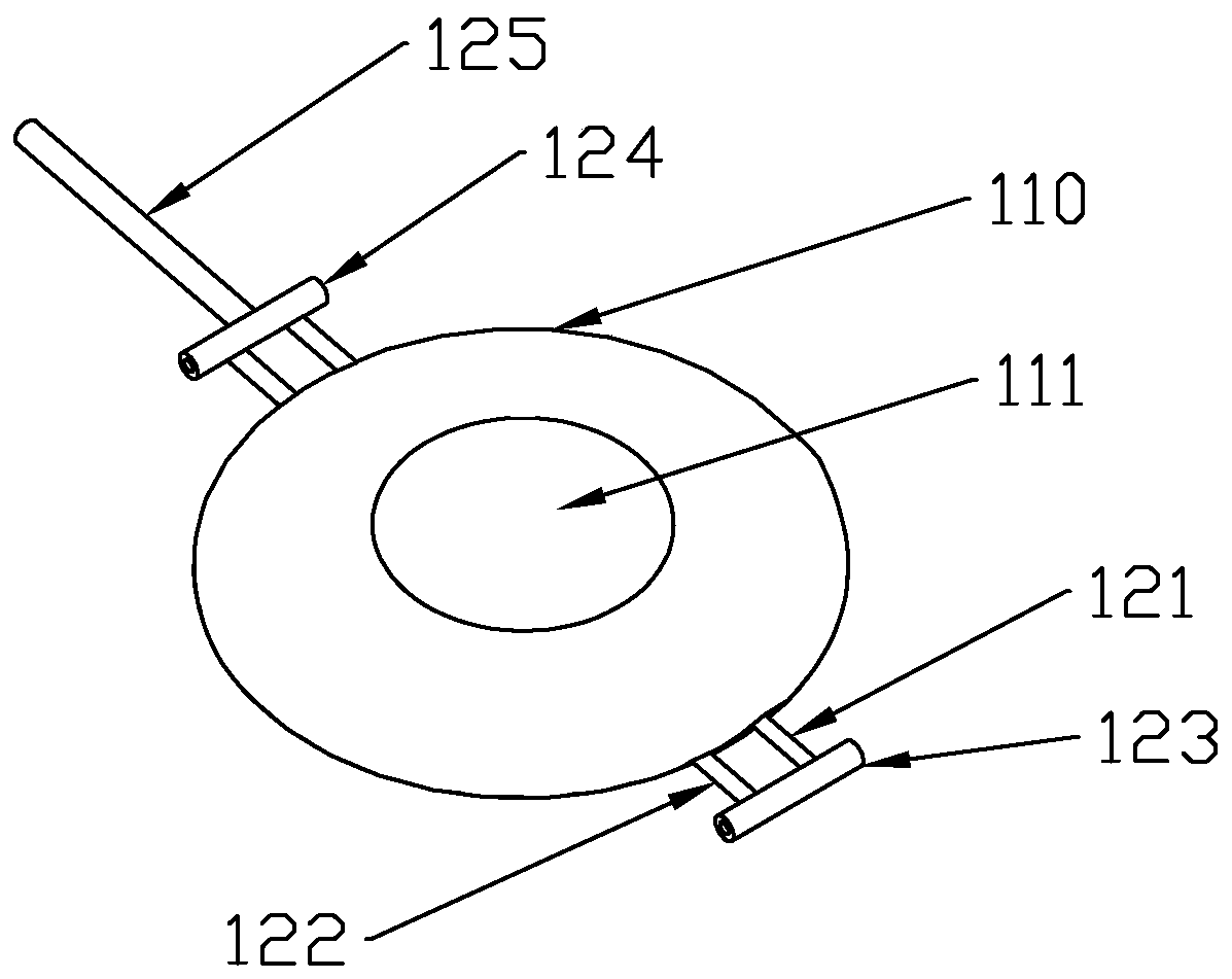 Intraocular lens capsular bag injector and intraocular lens capsular bag injection assembly