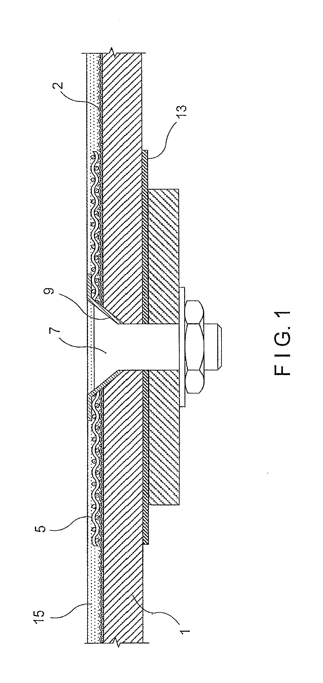 Protection device against electrical discharges in aircraft