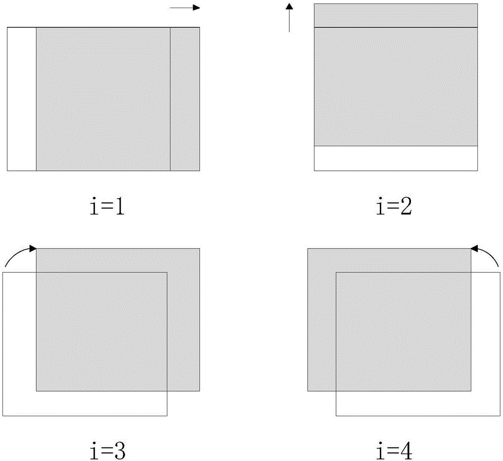 Method for fast carrying out edge extraction on fuzzy object