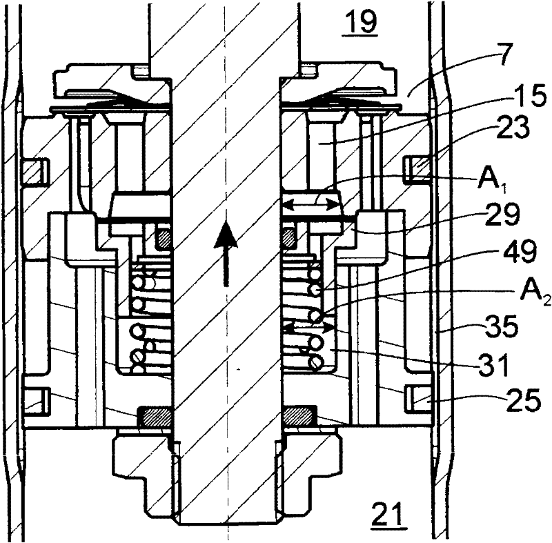 Vibration damper with stroke-dependent damping force