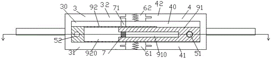 Bridge of automatic cleaning type expansion joint device provided with steel brushes