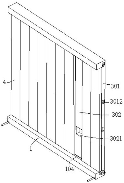 Prefabricated building partition wall structure based on BIM technology