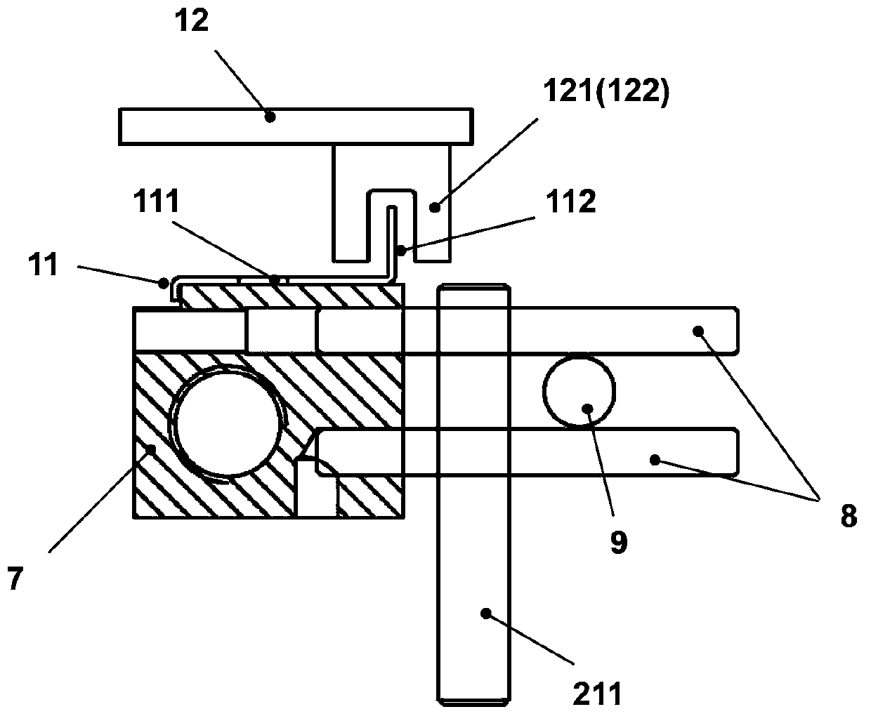 Adjusting mechanism and laser collimator with same