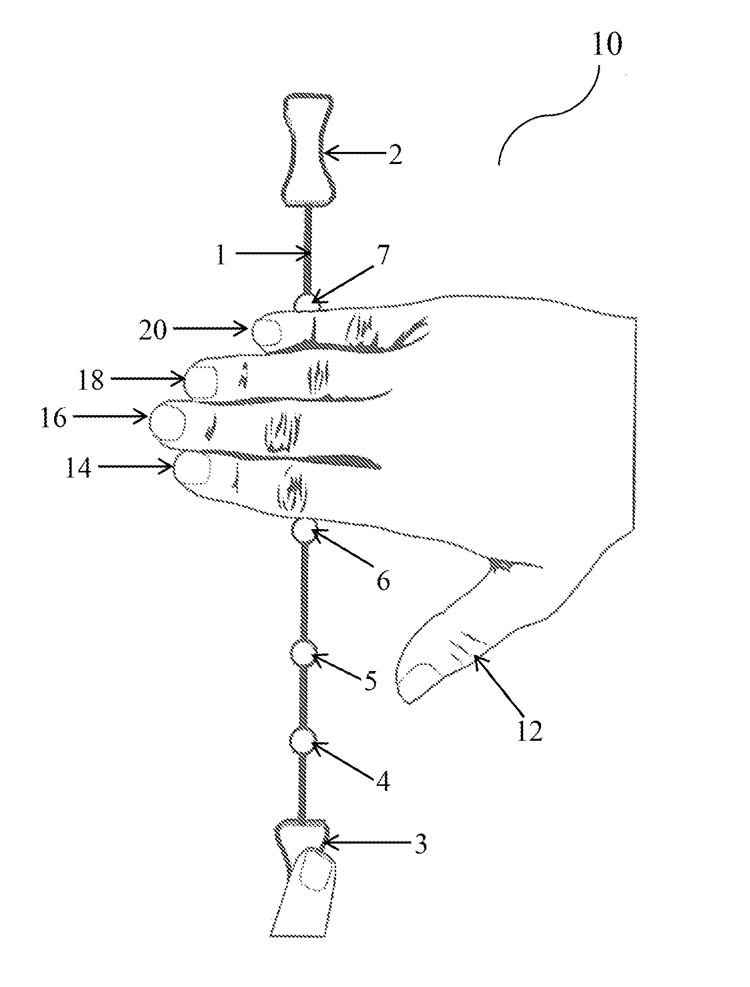 Apparatus and method for accurate cun self measurements