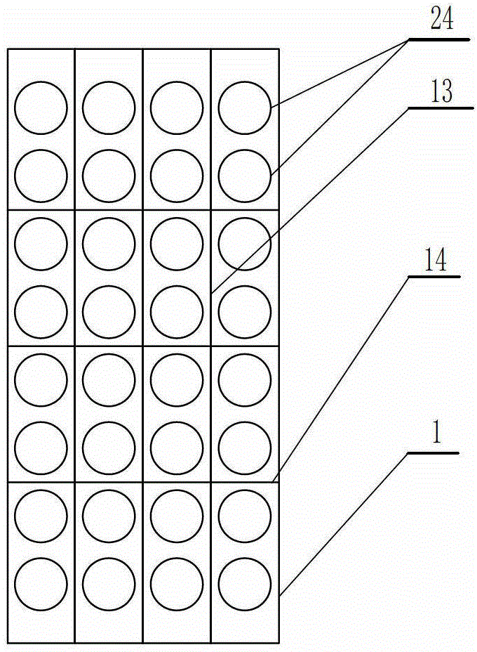 Tubular channel-type heat exchange method for sewage or surface water