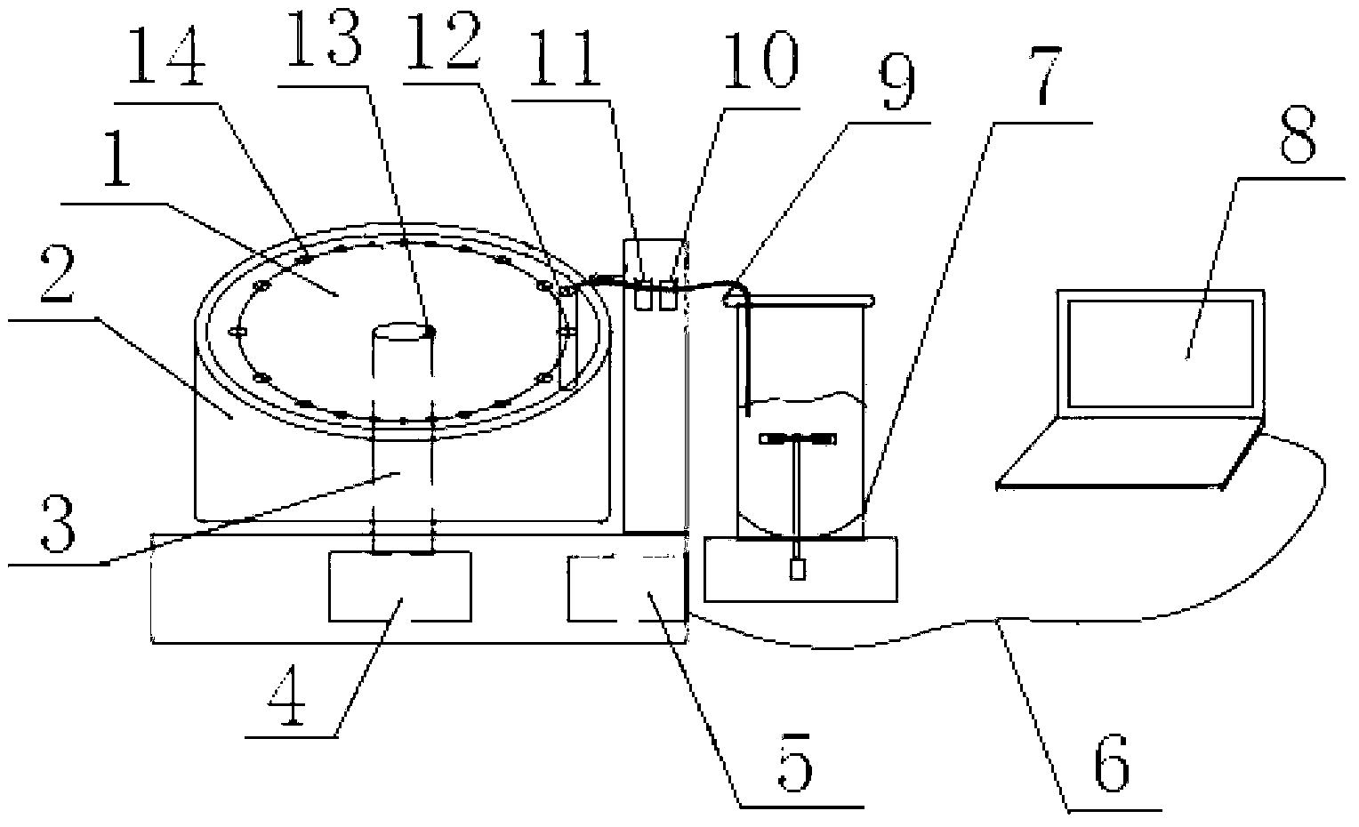 Full-automatic accurate-timing quantitative quick-sampling equipment capable of in-place inactivation