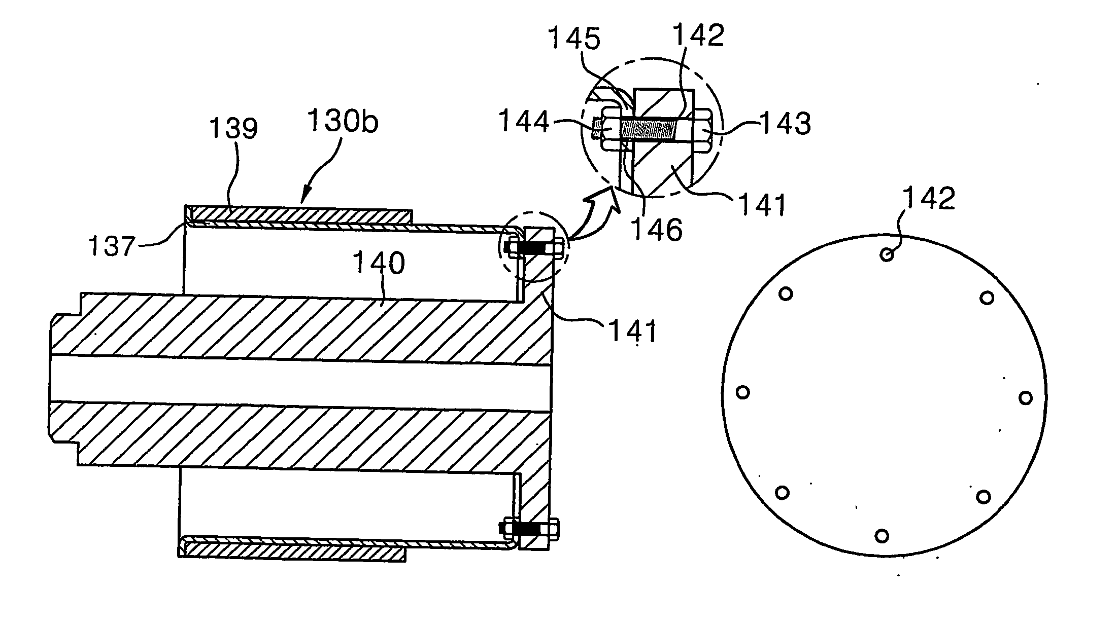 Piston assembly of cooler