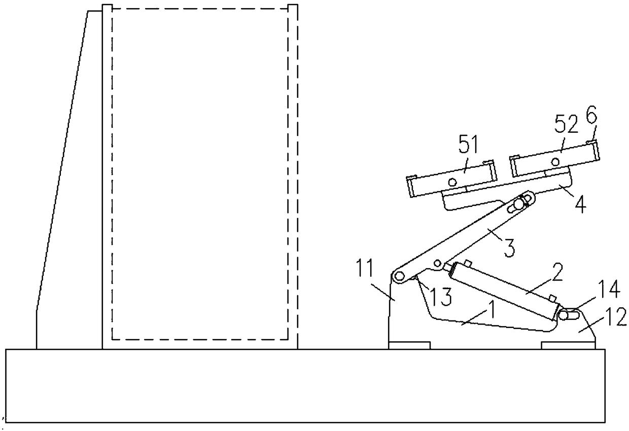 Press machine tailor-welding clamping device and application method thereof
