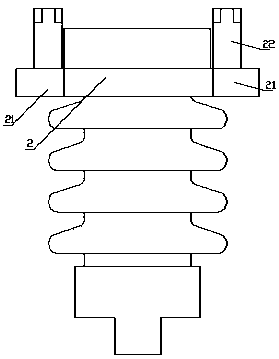 Wire positioning device of insulator