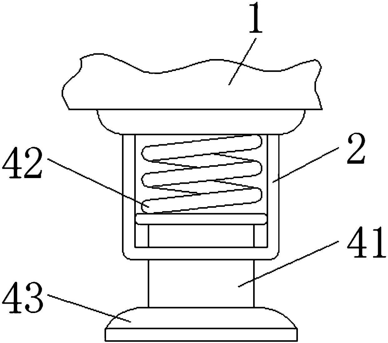 A belt filter press used for printing and dyeing wastewater treatment