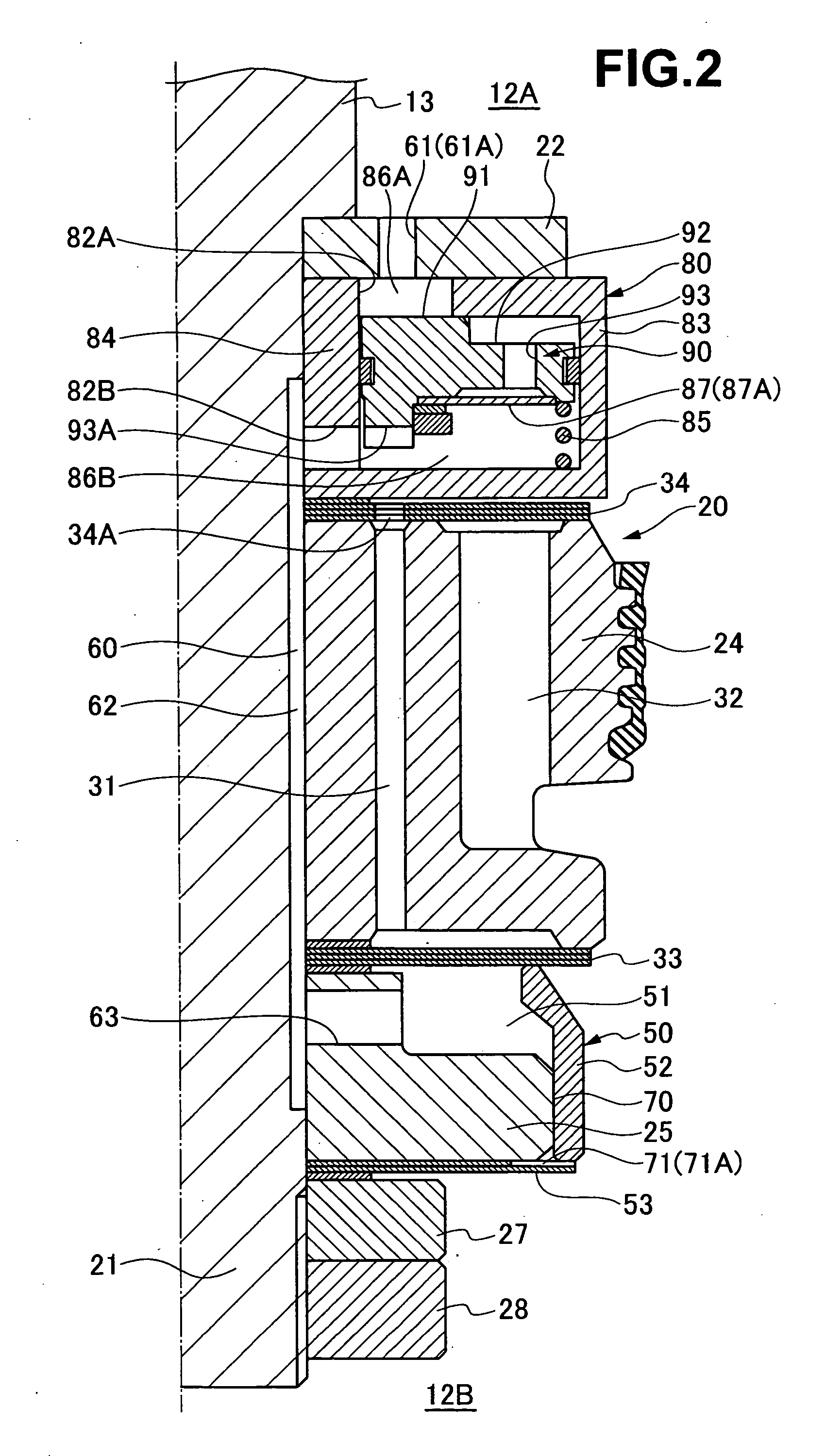 Damping force adjusting structure of hydraulic shock absorber