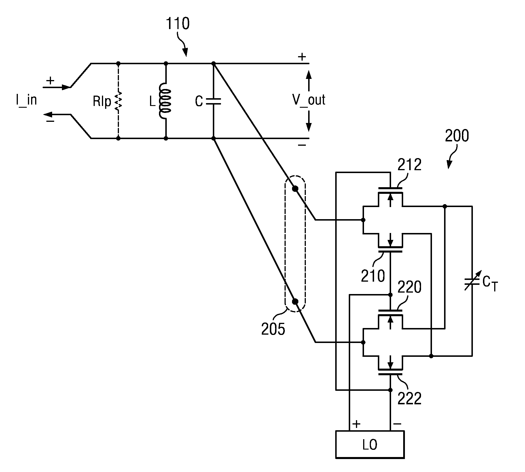 Narrow band RF filter circuits, devices and processes using impedance translation