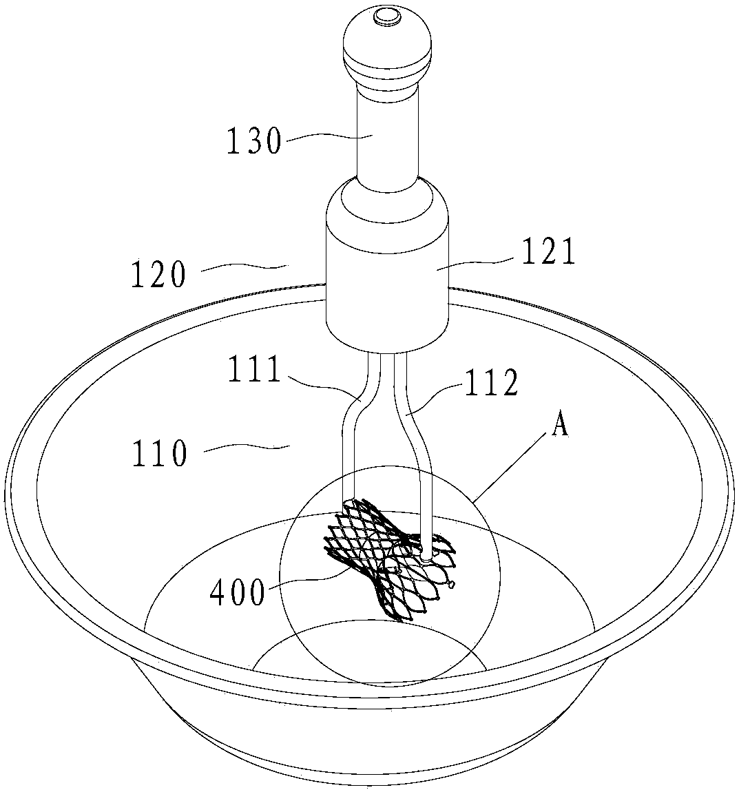 Hand-held high-frequency vibration cleaner for implantable medical devices