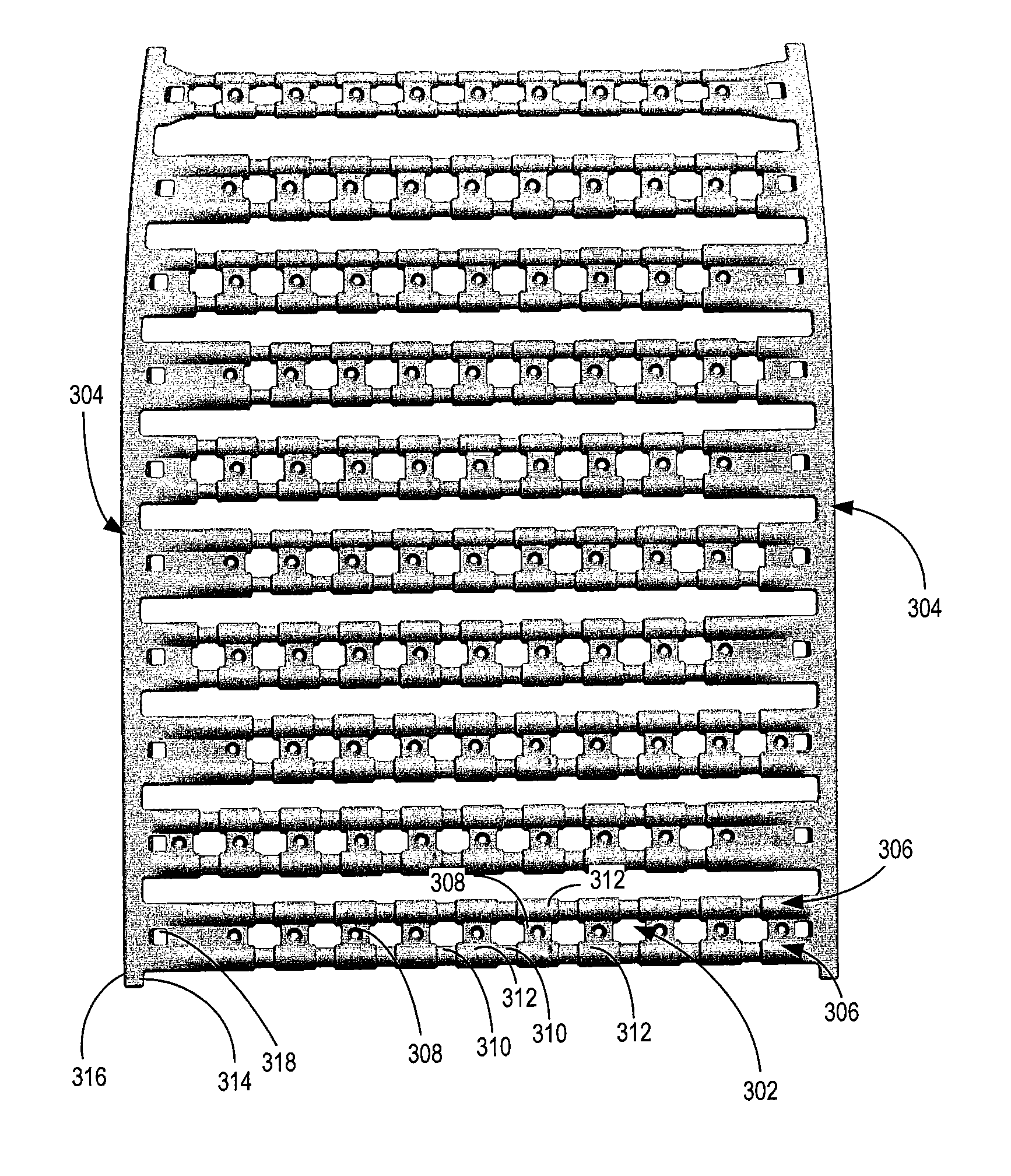 Multi-layered support structure