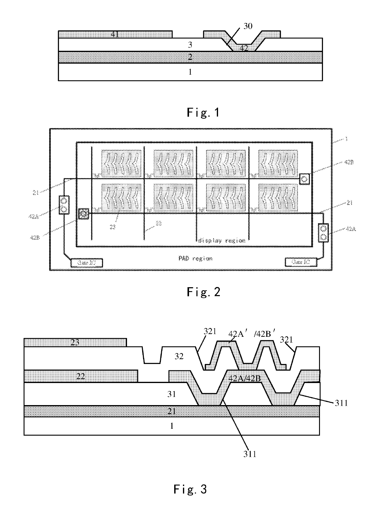 Array substrate with static charge releasing pattern and method for producing the same