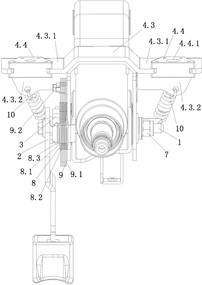 Adjusting mechanism for steering tubular column
