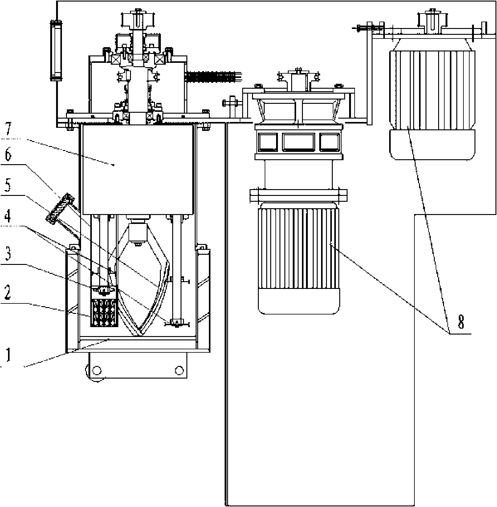 Epicyclic dynamic and static vacuum mixer