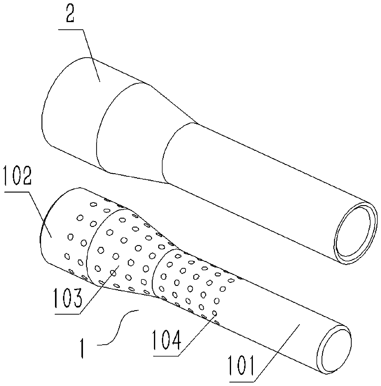 Heat-shrinkable material skipping rope handle