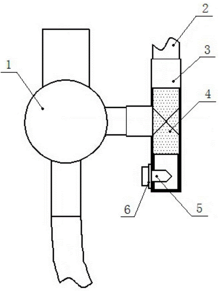 Water scale removing device for water mixing valve