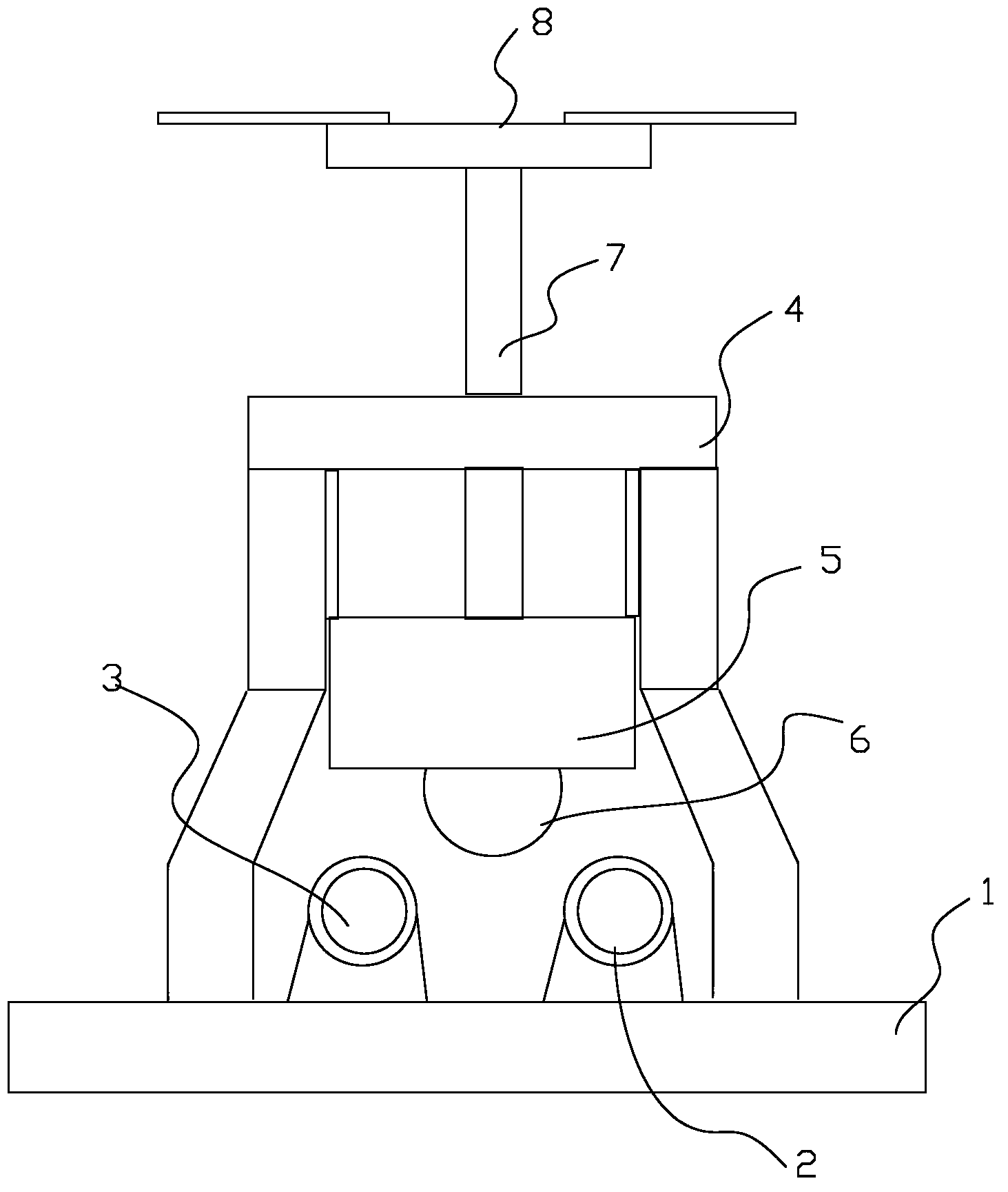 Processing device for arc plates