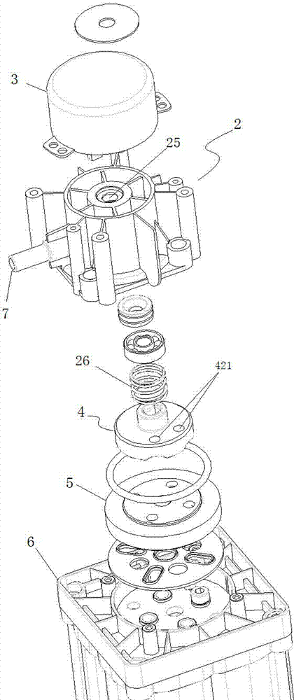Rotating valve, five-pipe absorbing tower using rotating valve, and oxygenerator