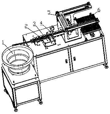 A graphite rod torsion spring automatic assembly machine