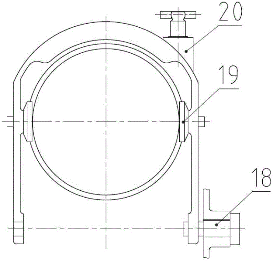 Six-gear single-middle-shaft transmission