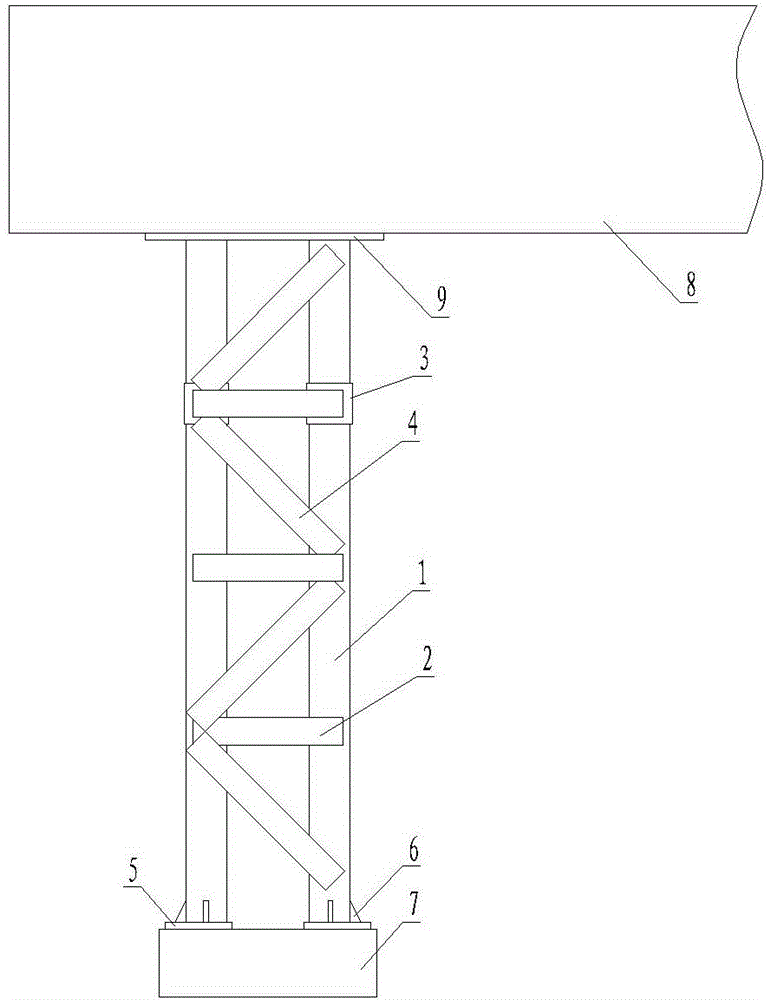 Assembled steel integrated bridge