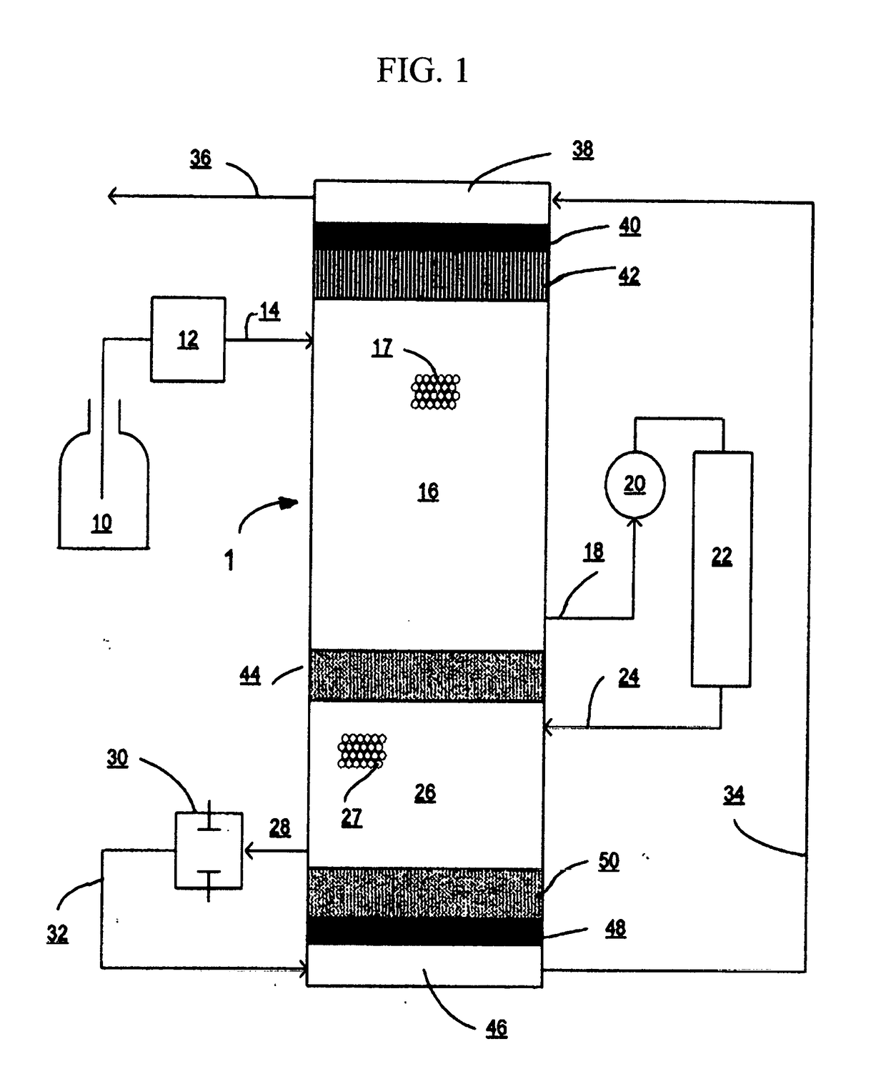 Chambered ion reflux system for ion chromatography, apparatus and method of use