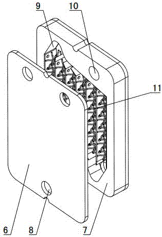 A three-media braided wire mesh material heat exchanger and its manufacturing method